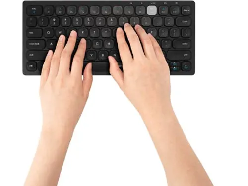 Dual draadloos compact toetsenbord, azerty