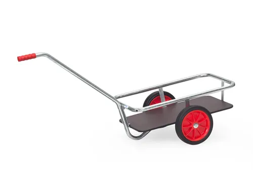 Handtrekwagen 6091V vuurverzinkt 200kg 690x356mm Massief rubber