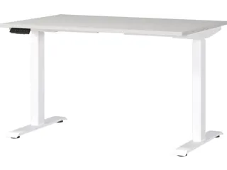 Elektrisch ihv bureau,HxBxD 720-1200x1200x800mm,blad lichtgrijs - 1
