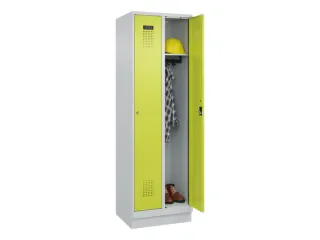 locker,HxBxD 1950x600x500mm,2vak,vak B 300mm,cil.-slot,sokkel - 1