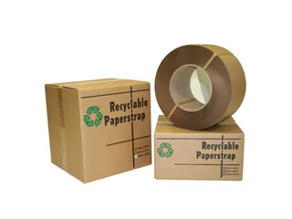 Papieren Omsnoeringsband PaperStrap Bruin 12.00x0.600mmx2000m - 1