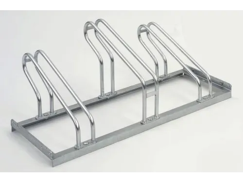 Fiets-Beugelrek L 1050Mm 3Plaatsen Enkelzijdig Gelast Verzinkt