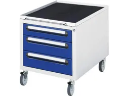 verrijdbaar ladeblok,v. werkbank,HxBxD 540x480x600mm,3lade(n)