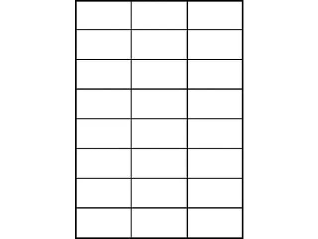 Etiquette Avery Zweckform 3474 70x37mm blanc 2400 pièces