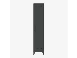garderobekast,HxBxD 1800x380x510mm,1vak,4voeten,romp antraciet