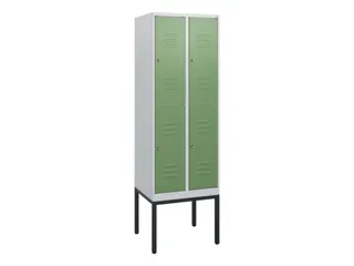dubbeldekse locker,HxBxD 1950x600x500mm,2x2vak.,vak B 300mm - 1