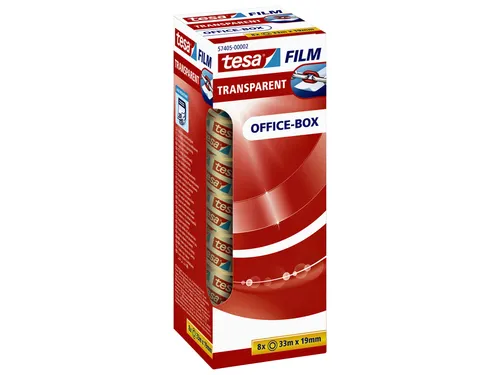 Plakband Tesa film 19mmx33m transparant