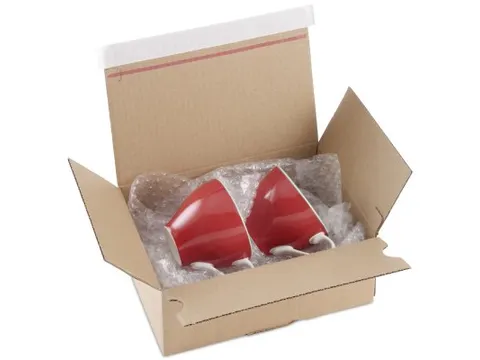 Postdoos Bruin Enkelgolf B-golf Formaat 230x160x80mm 20 Stuks