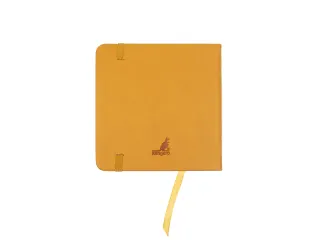 Schetsboek Kangaro 12x12cm okergeel PU hardcover 80 blad 140 grams roo - 5