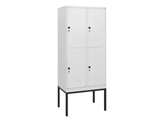 dubbeldekse locker,HxBxD 1950x800x500mm,2x2vak.,vak B 400mm - 1