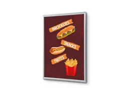 Kliklijst A1 complete set met print "Broodjes Snacks Frites"