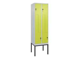 Z-garderobekast,HxBxD 2120x600x500mm,vak B 150/300mm,draaigrendel - 1
