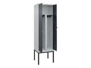 PBM-locker,HxBxD 2120x600x500mm,2vak,vak B 300mm,draaigrendel - 2