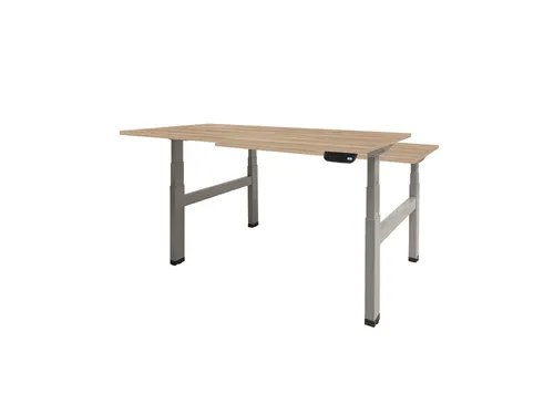 Dextro Plus Duo Zit-sta Bureau Elektrisch 200x80 honey castello alu