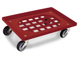 onderwagen voor kratten,draagverm. 250kg,laadvl. LxB 600x400mm - 2