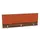 opzetpaneel bureau aanbouw achter NP-tiepolo nut oranje 1600mm