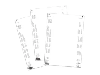 Papieren inserts voor documenthouders 297x74mm (40 kaartjes) - 1