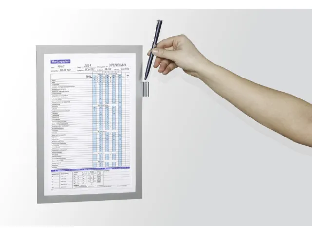 Duraframe Magnetisch A4 Note Zilver