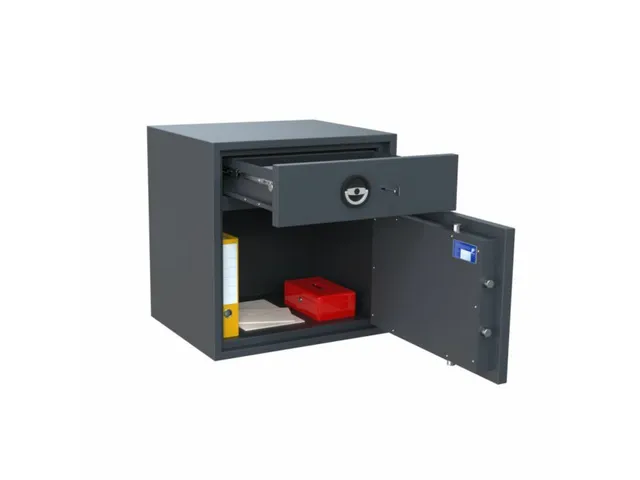 Salvus Tivoli 1 Afstortkluis elektronisch slot 67x65x55cm Grafietgrijs