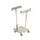 RVS vuilniszakstandaard,v. 1x125l,HxBxD 875x425x508mm,romp RVS