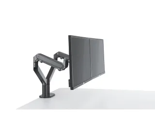 Jamy multifunctionele dubbele monitorarm metaal zwart - 1