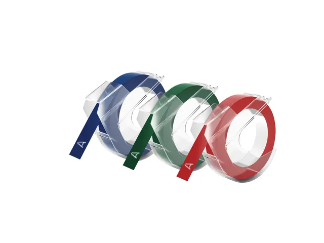 Labeltape Dymo rol 9mmx3M glossy vinyl assorti S0847750