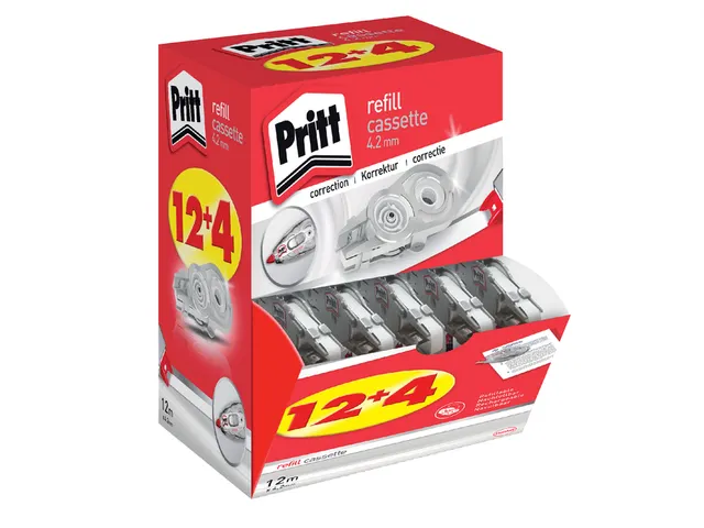 Correctierollervulling Pritt Flex 4.2mmx12m Doos 12+4 gratis