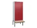 locker voor scheiding van kleding,HxBxD 2120x800x815mm,2vak