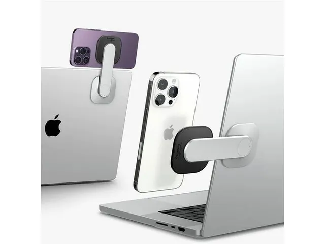 Spigen OneTap Monitor/Laptop montage adapter iPhone 12 zwart