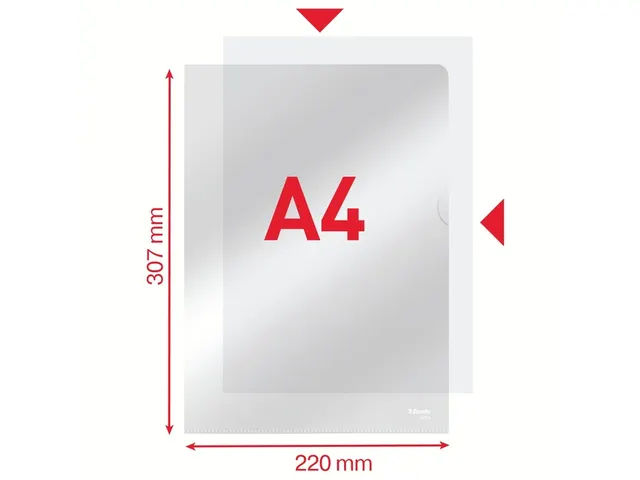 L-map Esselte Standaard A4 Pp Transparant 0.11mm