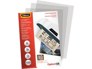 Fellowes Lamineerhoes Capture A4 250 Micron glanzend - 4