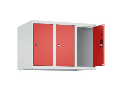 opzetkast,v. locker,3vak.,vak B 250mm,HxBxD 500x750x500mm,vleugeldeur