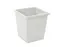 Vierkant Tapse Papierbak 27 Liter Grijs