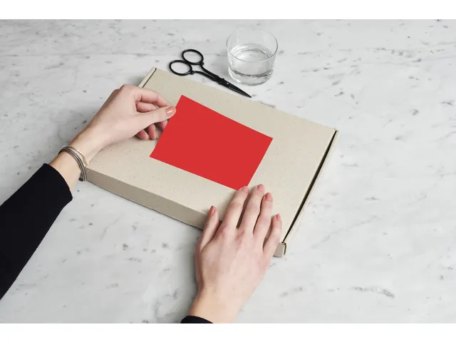 Gekleurde Etiketten 70x37mm Rood 42612 1000 Vel