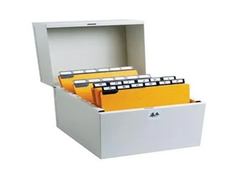 Kaartenbak metalib 5 00 - horizontaal