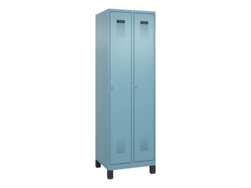 locker,HxBxD 1950x600x500mm,2vak,vak B 300mm,cil.-slot,voeten