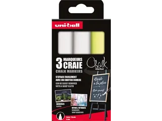 Krijtmarker Beitelvormig 8Mm 3X Assorti - 2