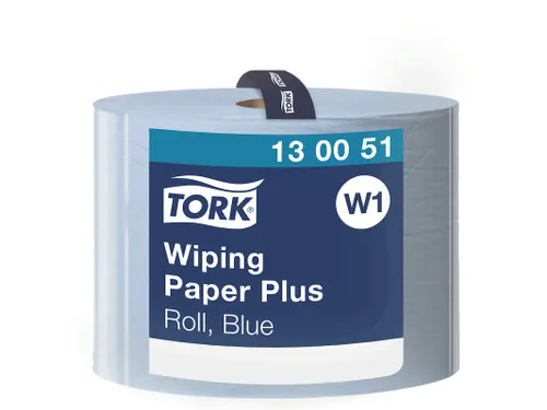Poetspapier Tork W1 Plus Premium 2-laags 1500 vel blauw 130051