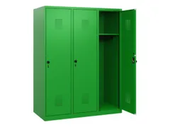 schoollocker,HxBxD 1530x1200x500mm,3vak,vak B 400mm,draaigrendel