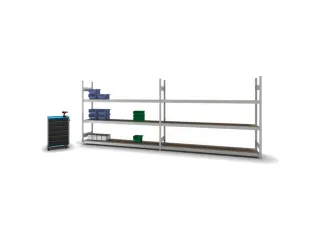 breedvakstelling,grondveld,HxBxD 2000x2570x535mm,vakl. 350kg - 3