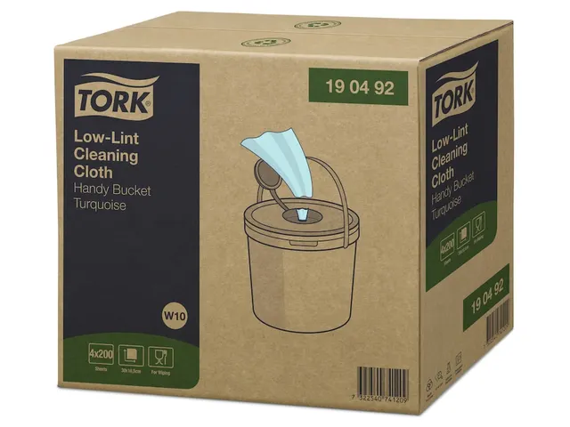 Tork 190492 Handy Emmer Reinigingsdoek W10 1-Laags Turquoise