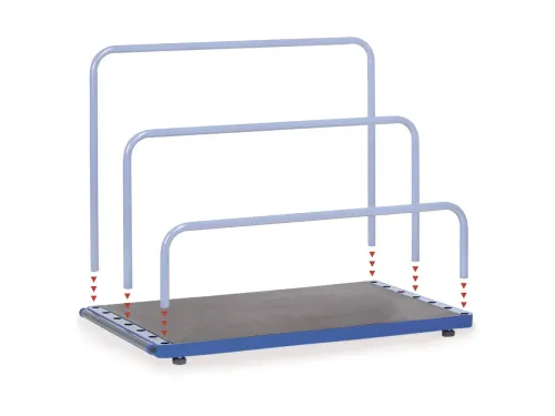 Platenstandaard 4365 Zonder Beugels 1200kg 1600x800mm