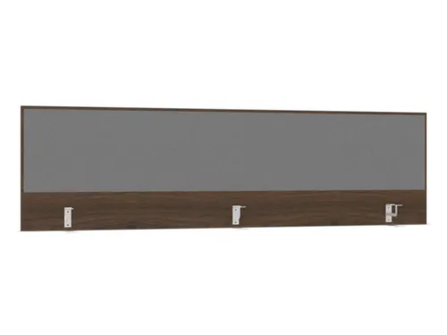 opzetpaneel bureau aanbouw achter NV bruin hickory BN8078-grijs 2000mm