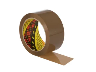 Verpakkingstape Scotch 371 50mmx66m bruin PP 6 rollen - 1