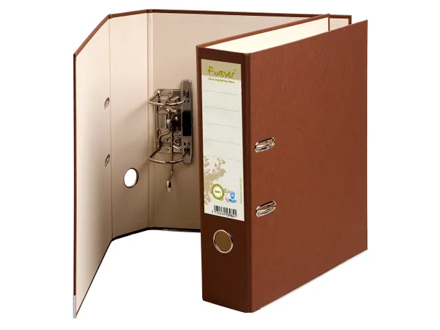 Ordner FOREVER Prem' Touch A4 80mm bruin