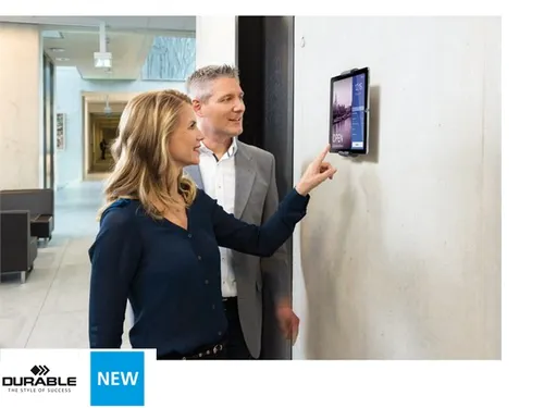 Tablethouder Durable voor aan de wand