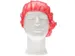 Haarnet CMT bouffant non-woven XL 58cm PP rood 100 stuks