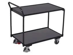 tafelwagen,draagverm. 250kg,2etage(s),laadvl. LxB 985x590mm,houtetage