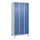 locker voor scheiding van kleding,HxBxD 1950x900x500mm,3vak