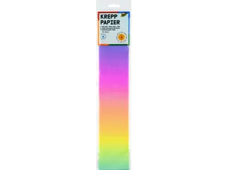 Crêpepapier Folia 50x250cm 10vel 1650 regenboog - 1